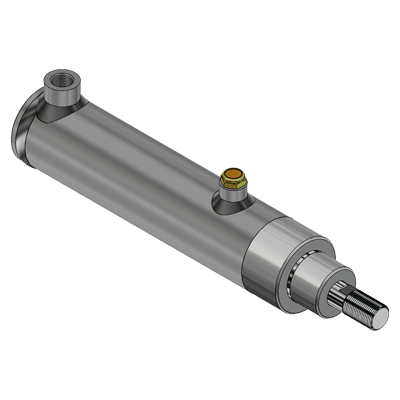 2 Stage single acting hydraulic telescopic cylinders